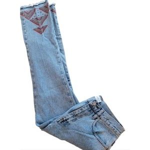 Vintage Calvin Klein 80's Embroidered Straight‎ Jeans